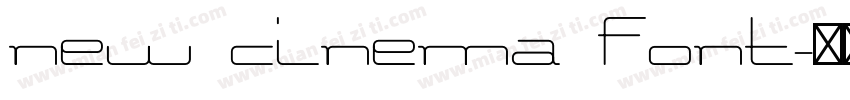 New Cinema Font字体转换